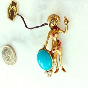 ♍️VIRGO Zodiac Sign Woman Brooch Pin♍️